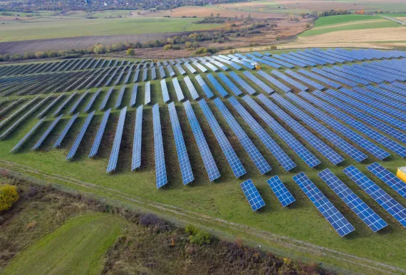 Raycal Power ground-mounted solar installation